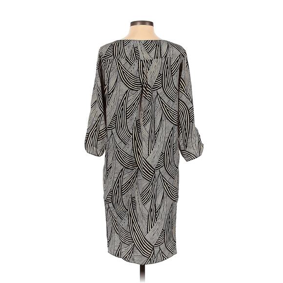 Amanda Uprichard Dress Women's Small 100% Silk Geometric Shift Gorgeous Travel - Picture 2 of 3